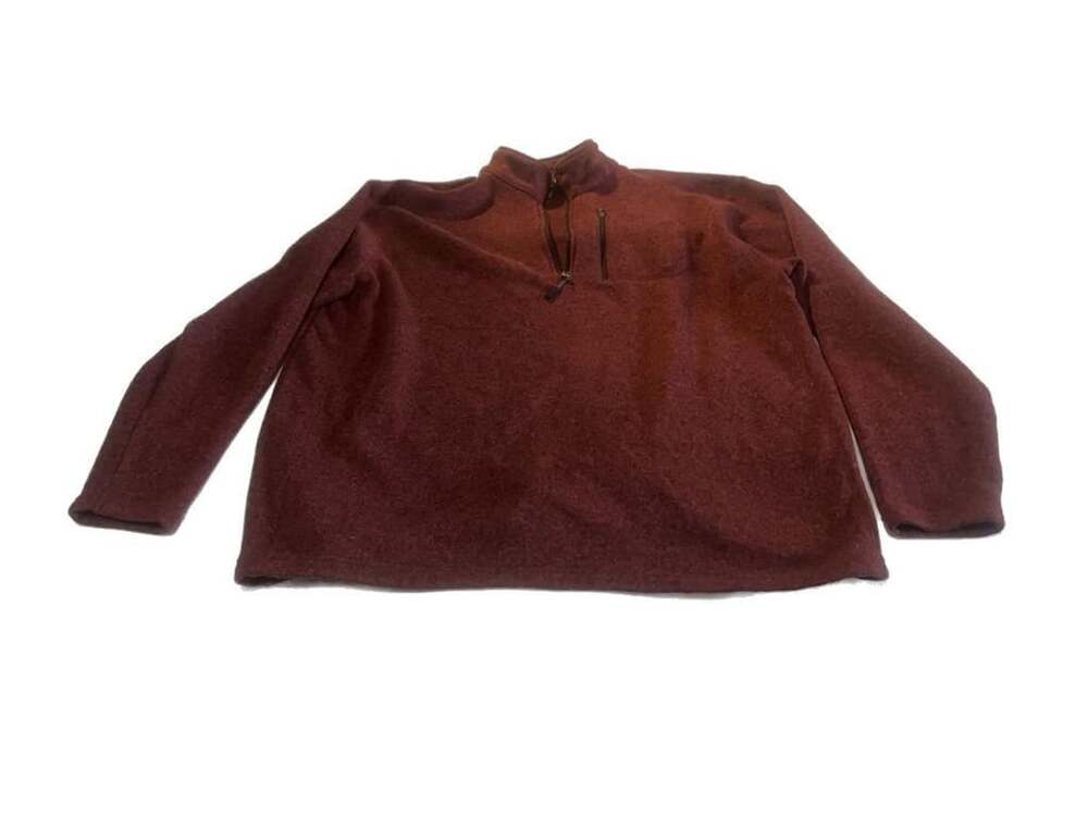 RedHead 2XL Maroon Quarter Zip Fleece Pullover